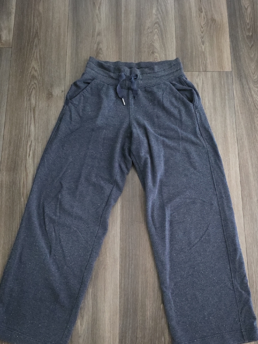 Athleta Women's Dark Gray Speckled Drawstring Sweatpants